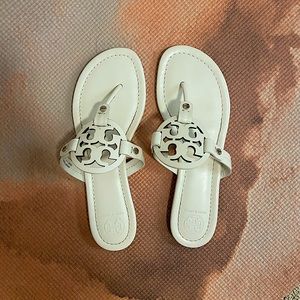 Tory Burch Miller Sandal Ivory